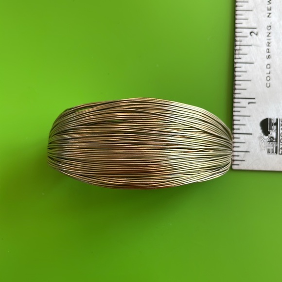 [Vintage] Gold Tone Ponytail Holder/Barrette - Picture 6 of 6